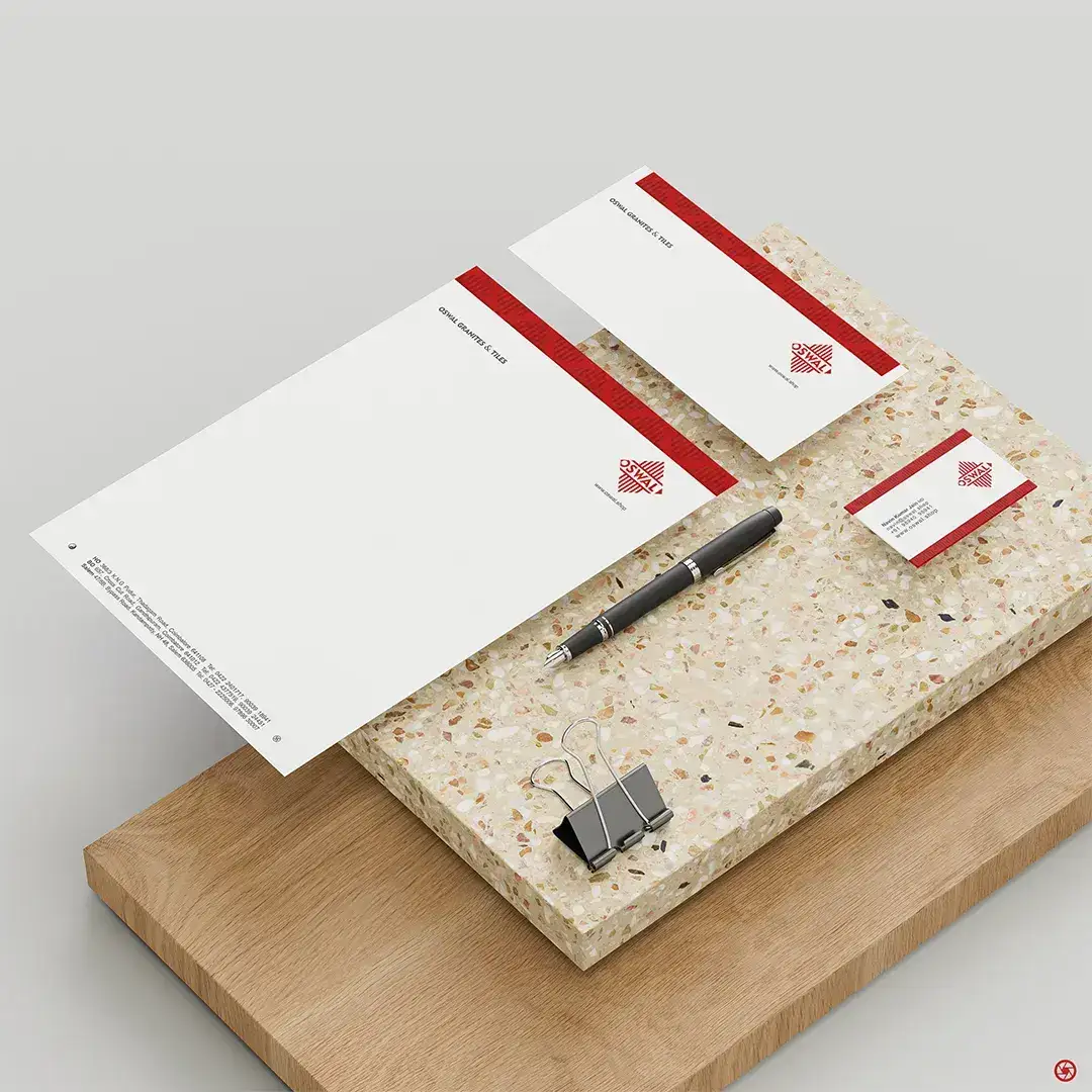 Oswal Granites & Tiles - Identity · Implementation