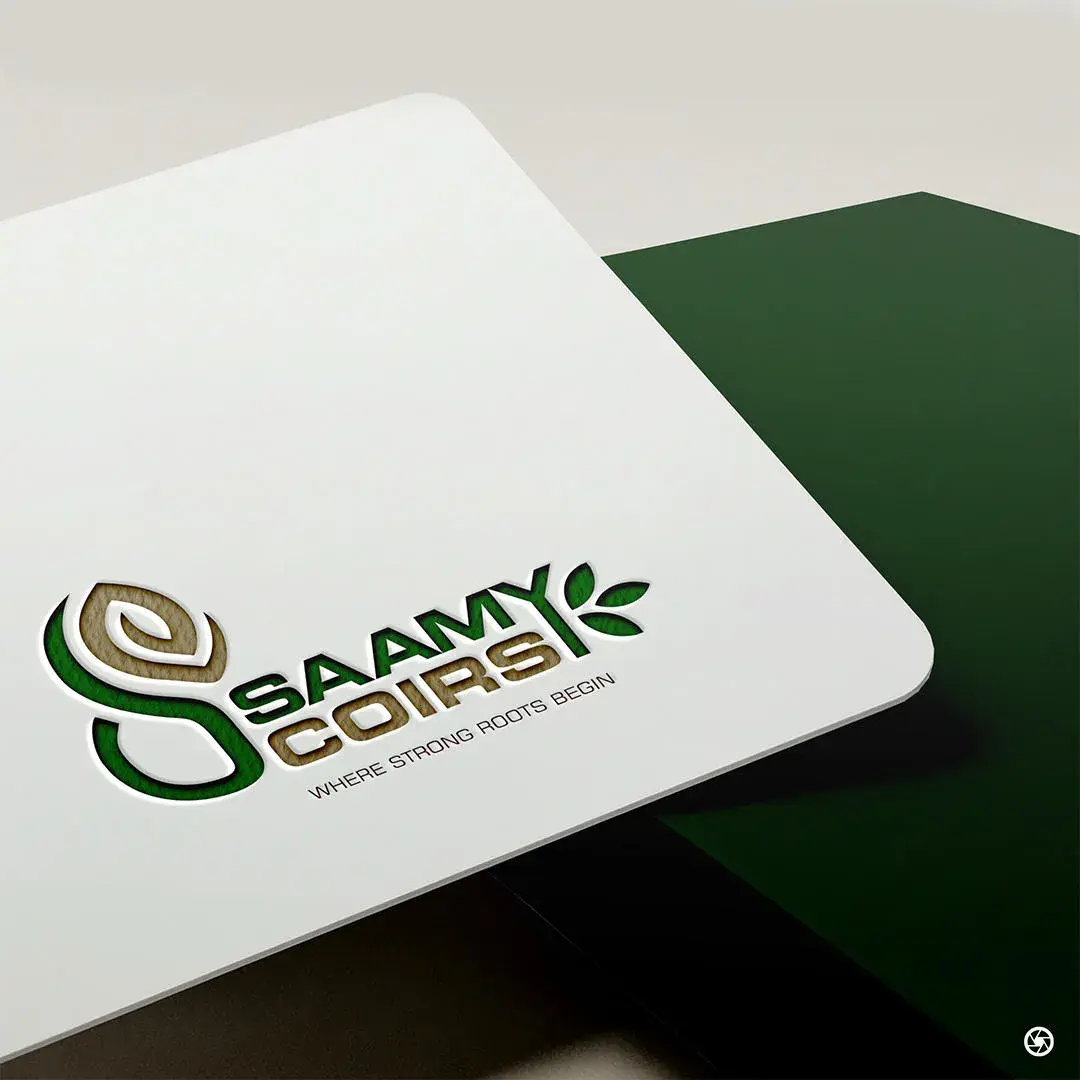 Saamy Coirs - Export-grade brand system for global distribution.