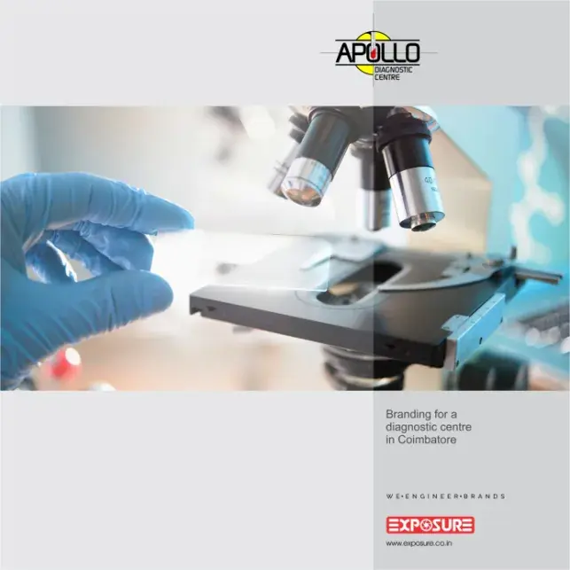Apollo Diagnostic Centre — Branding for a diagnostic centre in Coimbatore.
